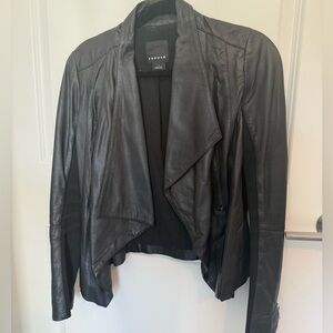 Trouvé real leather Black Leather Jacket for Women